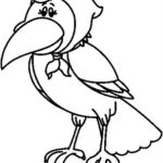 DIBUJOS DE URRACAS PARA COLOREAR 1144_CROW_BW_thumb