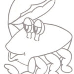 DIBUJOS DE RANAS PARA PINTAR 1154_cangrejo_2