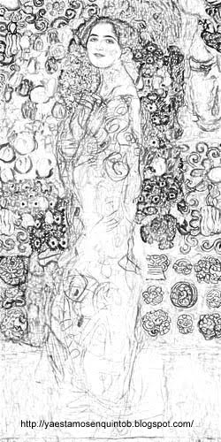 Gustav Klimt. Retrato de. Ria Munk