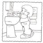 PINTAR DIBUJOS DE HABITOS SALUDABLES PARA NIÑOS aprender habitos saludables